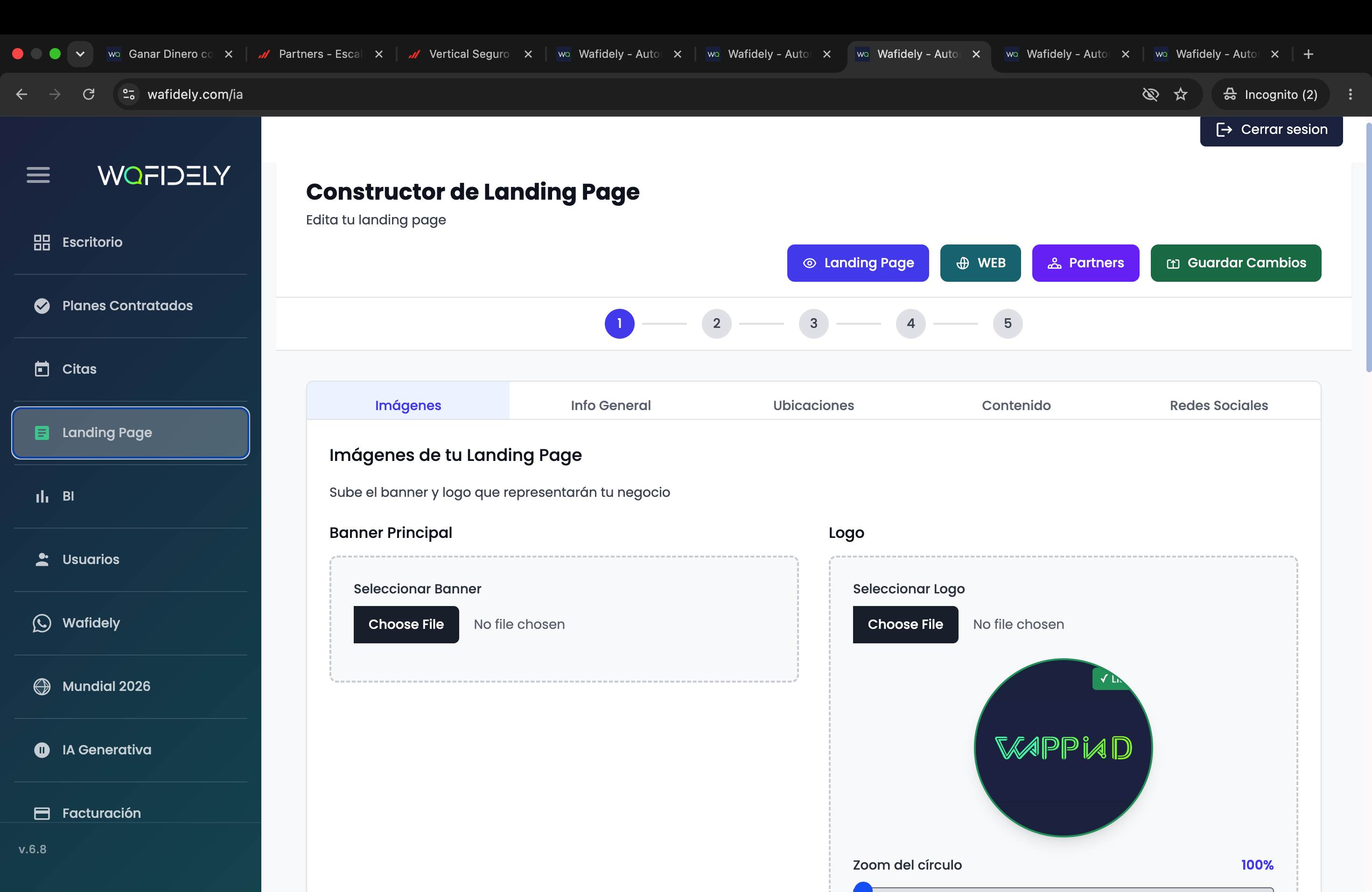 Constructor de Landing Page